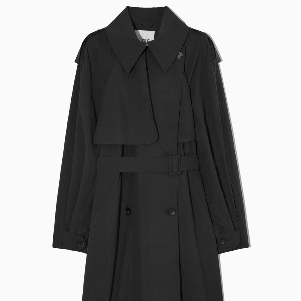 COS Oversized Lightweight Trench Coat in XS